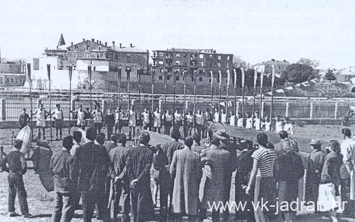 Svecano otvaranje veslacke sezone, Zadar 1952.